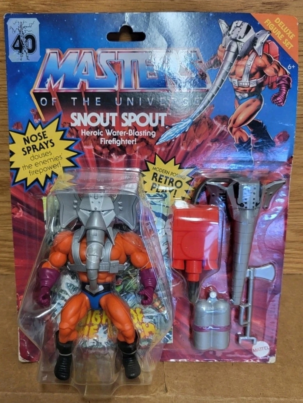 Master Of The Universe Retro Play Deluxe Figure Set Snout Spout NEW